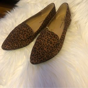 Leopard print flats
